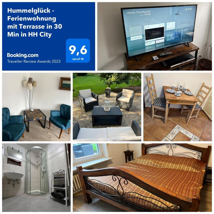 Hummelglueck - Ferienwohnung Mit Terrasse In 30 Min In Hh City Bendestorf エクステリア 写真